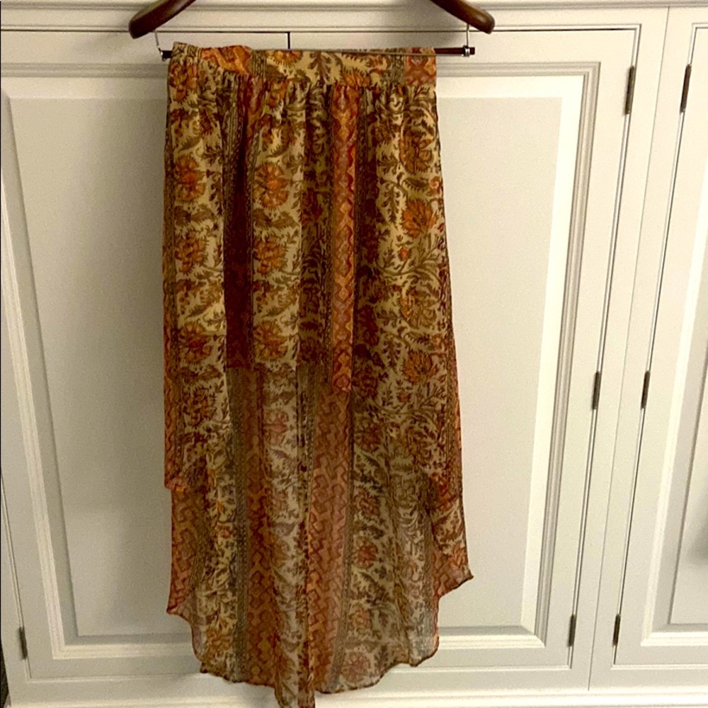 Urban Outfitters (Ecote line) high low skirt